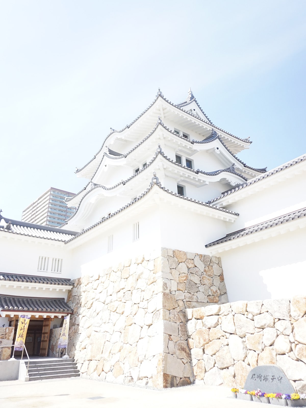 AIZEが活用される尼崎城
